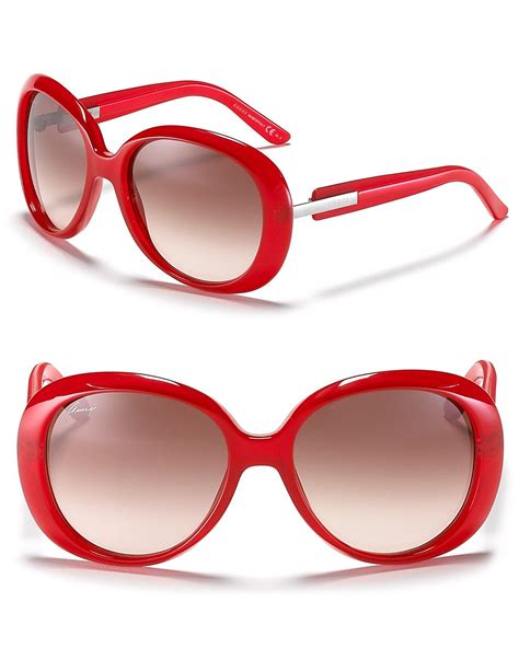 red GUCCI Women Sunglasses 